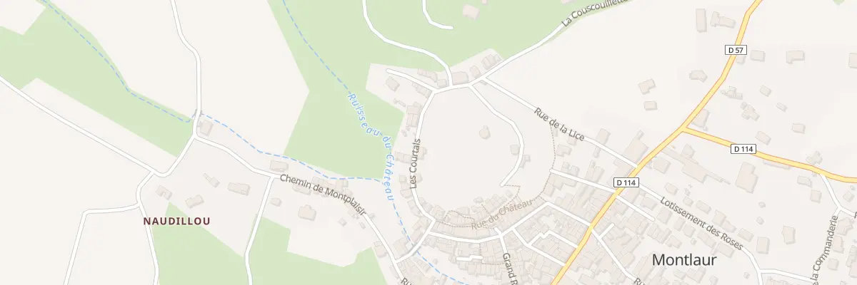 Plan du 5000F Les Courtals à Val-de-Dagne