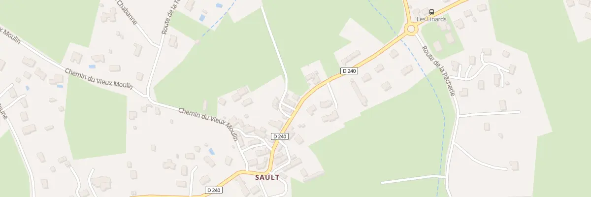Plan du 33 Rue du Village de Sault à Prémilhat