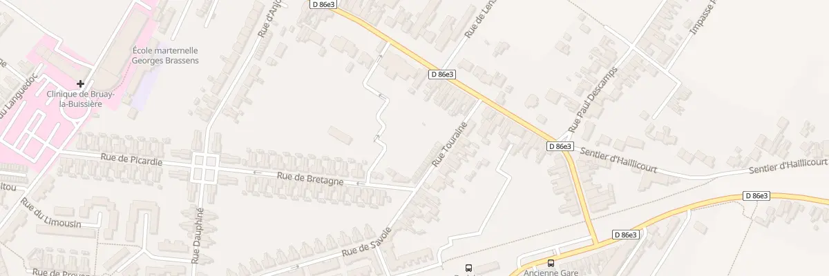 Plan du 580 Rue Louis Dussart à Bruay-la-Buissière