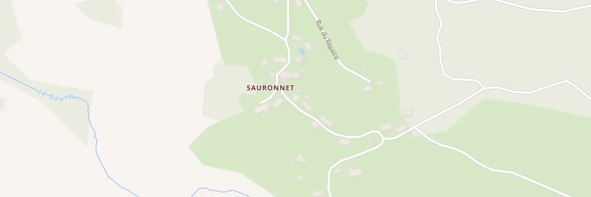 Plan du 14 Sauronnet à Antignac