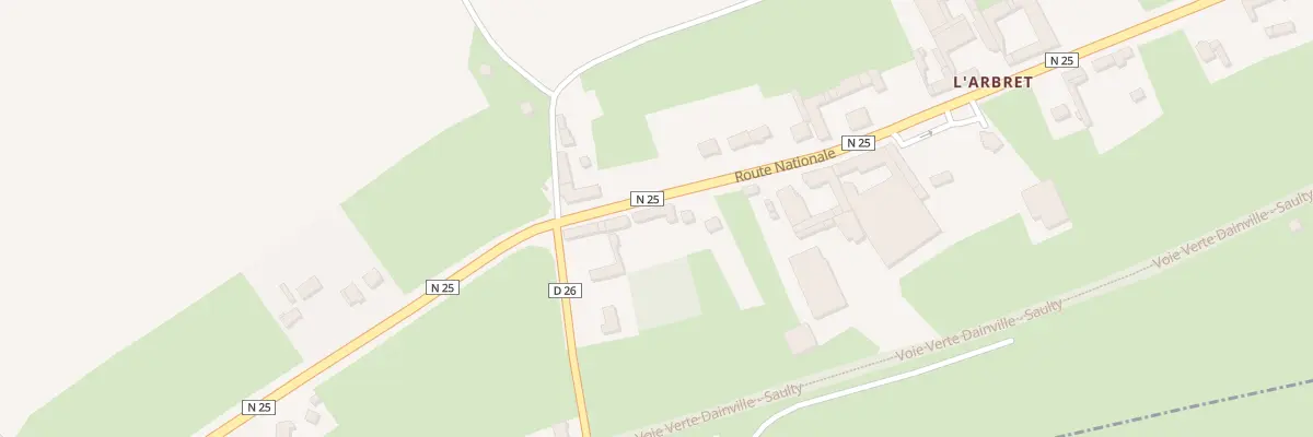Plan du 27 Rte Nationale à Bavincourt