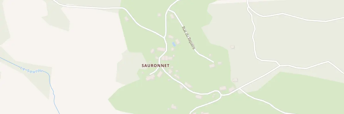 Plan du 18 Sauronnet à Antignac