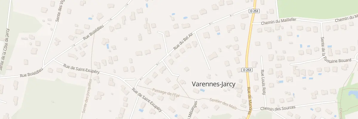 Plan du 3 Rue des Pinsons à Varennes-Jarcy