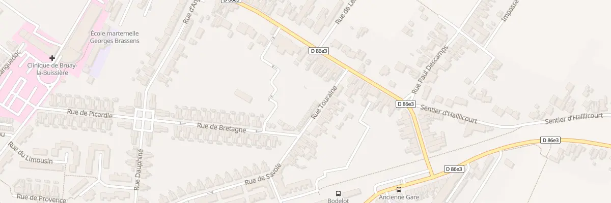 Plan du 590 Rue Louis Dussart à Bruay-la-Buissière