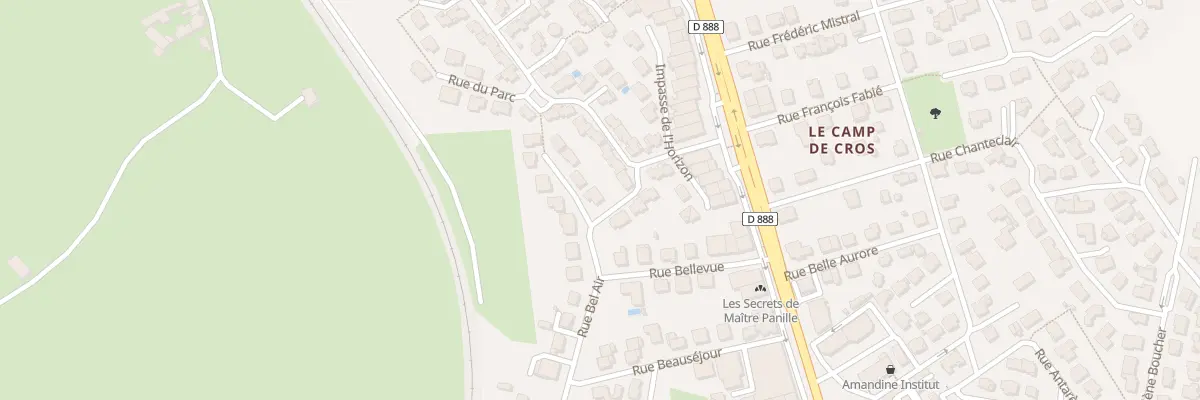 Plan du 2 Rue du Couchant à Luc-la-Primaube