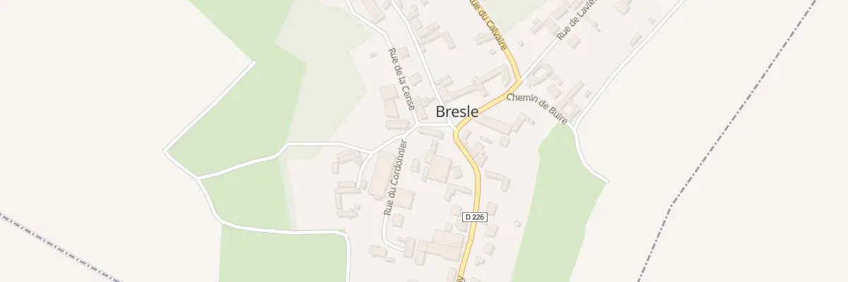 Plan du 1 Pl de l’Eglise à Bresle