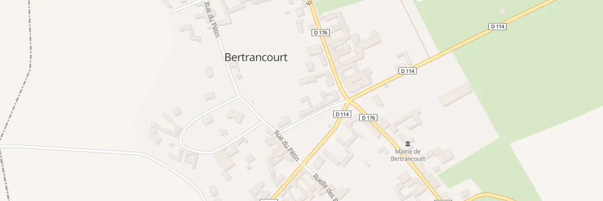 Plan du 2 Rue des Acacias à Bertrancourt