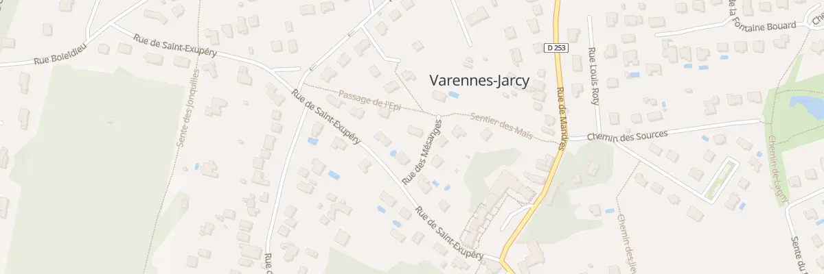 Plan du 3 Rue des Mésanges à Varennes-Jarcy