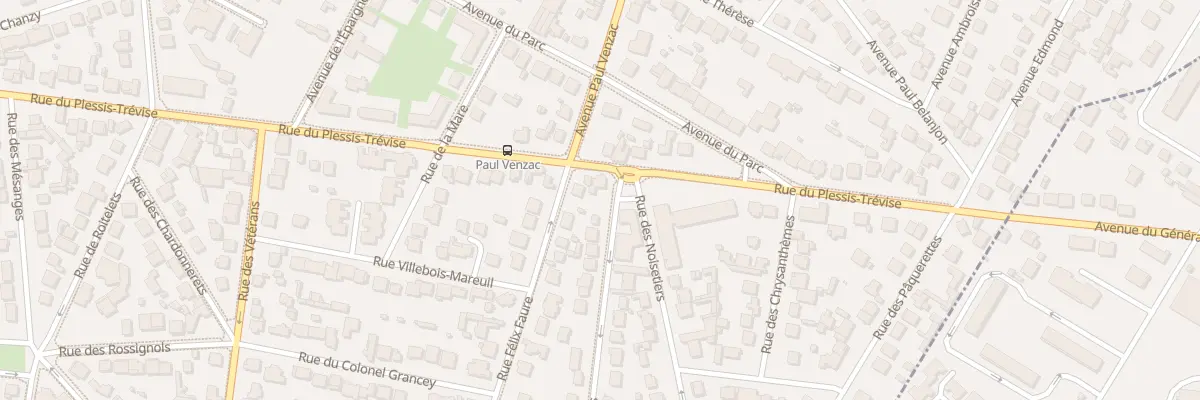 Plan du 88 Rue de Plessis Trevise à Champigny-sur-Marne