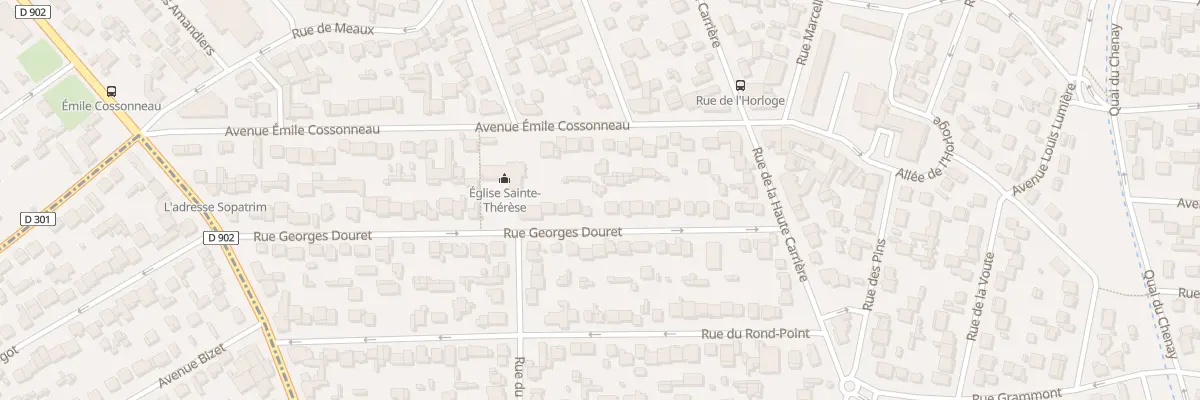 Plan du 22 Rue Georges Douret à Gagny