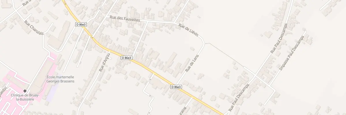 Plan du 515 Rue Louis Dussart à Bruay-la-Buissière