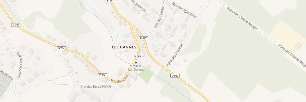 Plan du 2 Pl des Tilleuls à Messeix