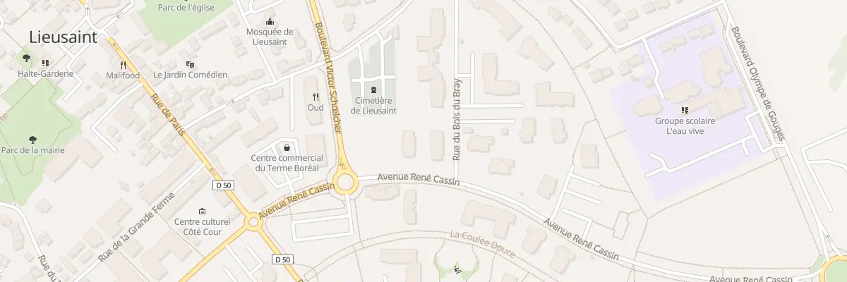 Plan du 16 Rue du Bois du Bray à Lieusaint