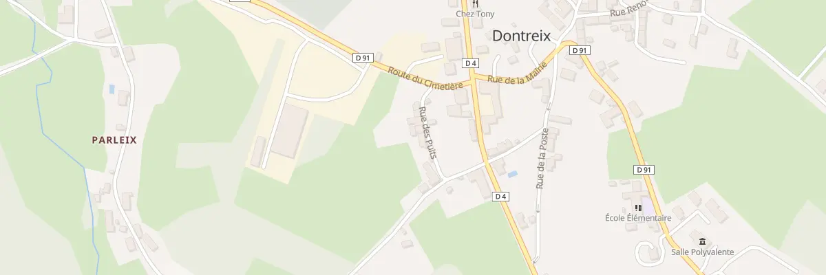 Plan du 8 Rue des Puits à Dontreix