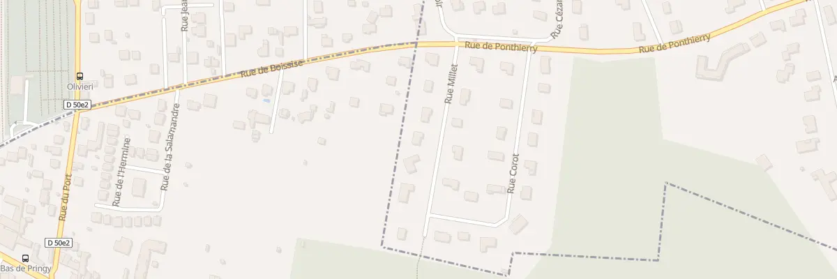 Plan du 8 Rue Millet à Boissise-le-Roi