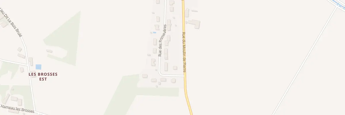 Plan du 16 Rue des Primeveres à Villemoutiers