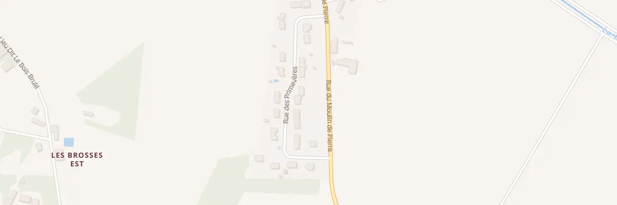 Plan du 12 Rue des Primeveres à Villemoutiers