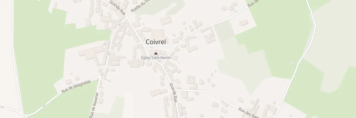 Plan du 4 Rue de la Vallée à Coivrel