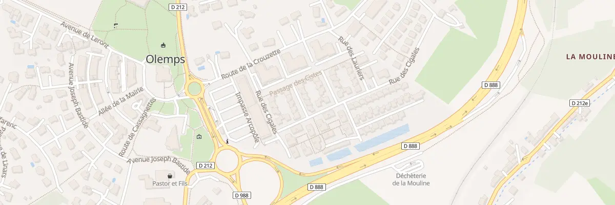 Plan du 4 Pas des Romarins à Olemps