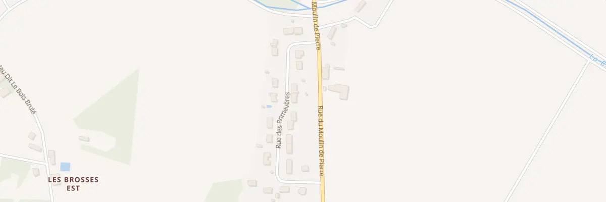 Plan du 8 Rue des Primeveres à Villemoutiers