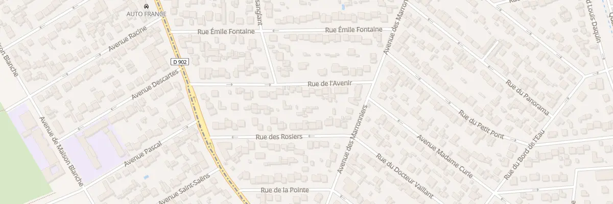 Plan du 13 Rue de l’Avenir à Gagny