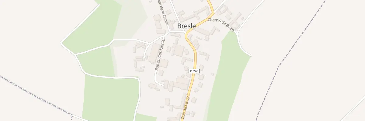 Plan du 5015 Rue de Plouy à Bresle