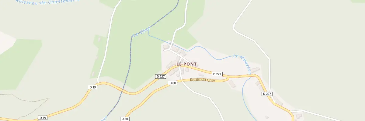 Plan du 5041 Le Pont à Château-sur-Cher