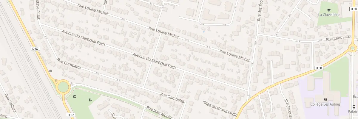 Plan du 57 Av du Maréchal Foch à Combs-la-Ville