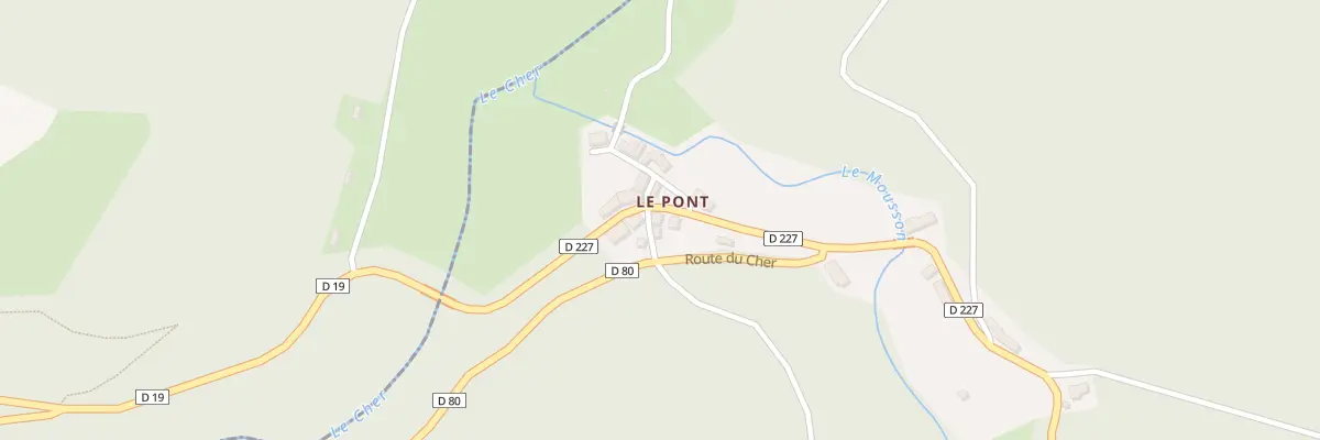 Plan du 5046 Le Pont à Château-sur-Cher