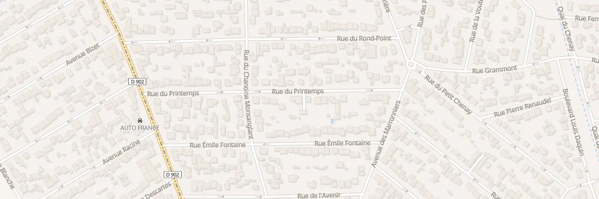 Plan du 13 Rue du Printemps à Gagny