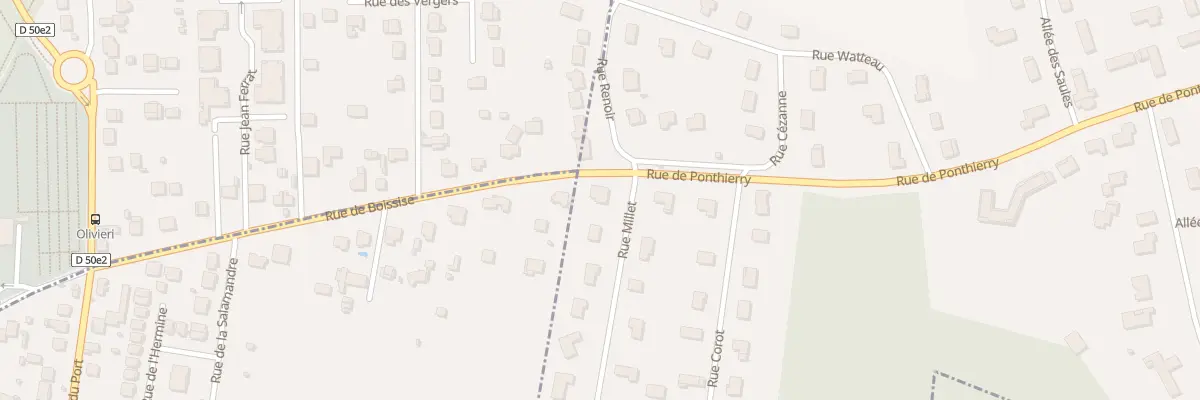 Plan du 2 Rue Millet à Boissise-le-Roi