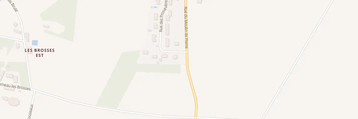 Plan du 25 Rue des Primeveres à Villemoutiers