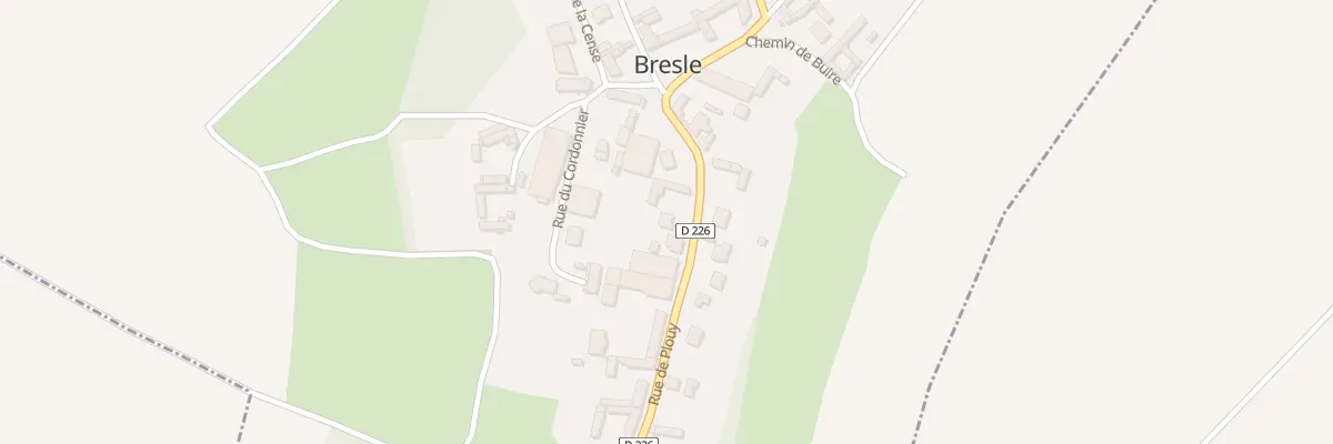 Plan du 6 Rue de Plouy à Bresle