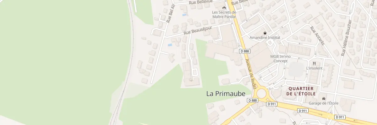 Plan du 3B Rue Beauséjour à Luc-la-Primaube