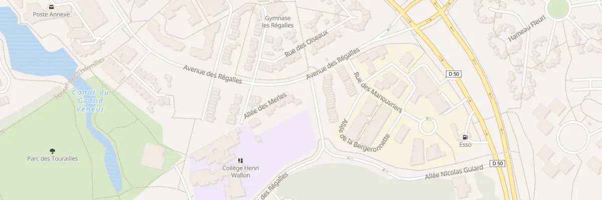 Plan du 7 All des Merles à Savigny-le-Temple