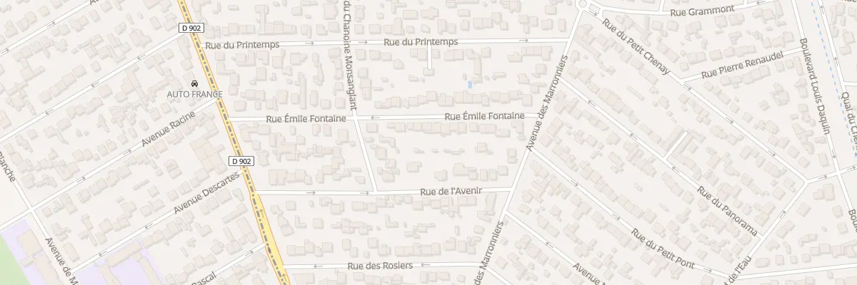 Plan du 17 Rue Emile Fontaine à Gagny