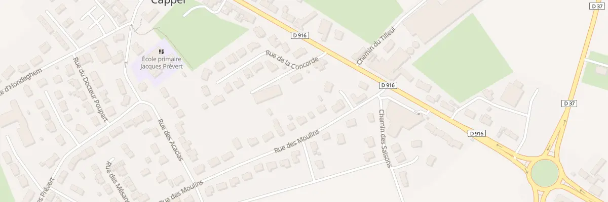 Plan du 8 Rue des Moulins à Saint-Sylvestre-Cappel