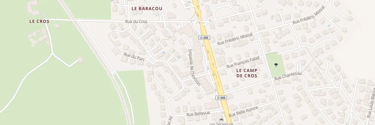 Plan du 5 Imp de l’Horizon à Luc-la-Primaube