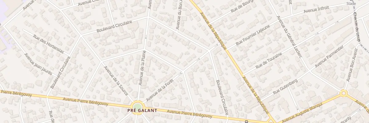 Plan du 17 Av de la Forêt à Villepinte