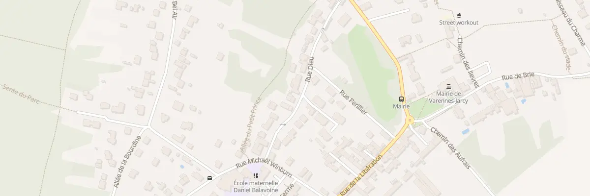 Plan du 20 Rue Dieu à Varennes-Jarcy