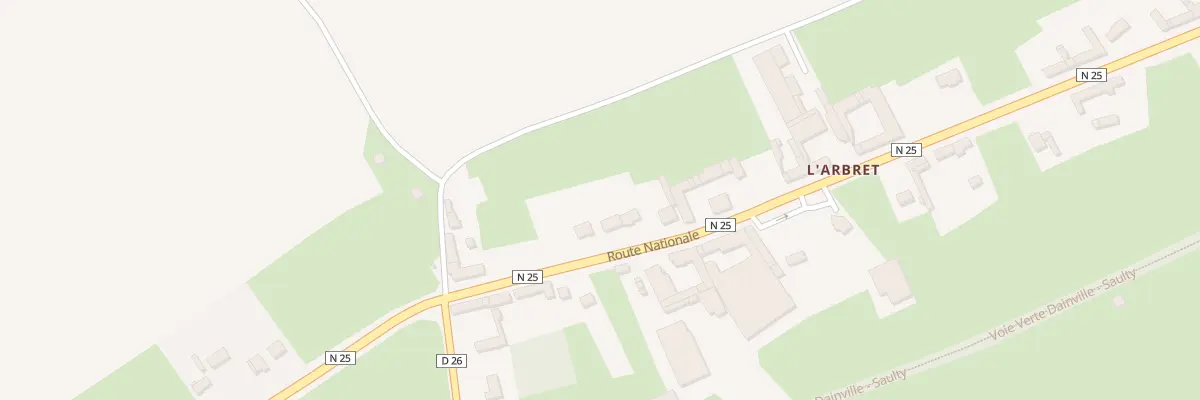 Plan du 34B Rte Nationale à Bavincourt