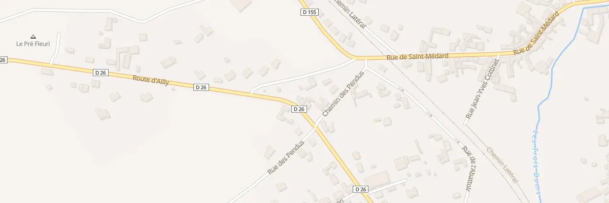 Plan du 38 Rte d’Ailly à Montdidier