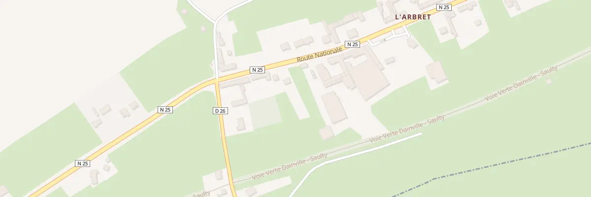 Plan du 23T Rte Nationale à Bavincourt