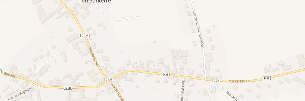 Plan du 11 Rue du Moulin à Mézières-en-Santerre