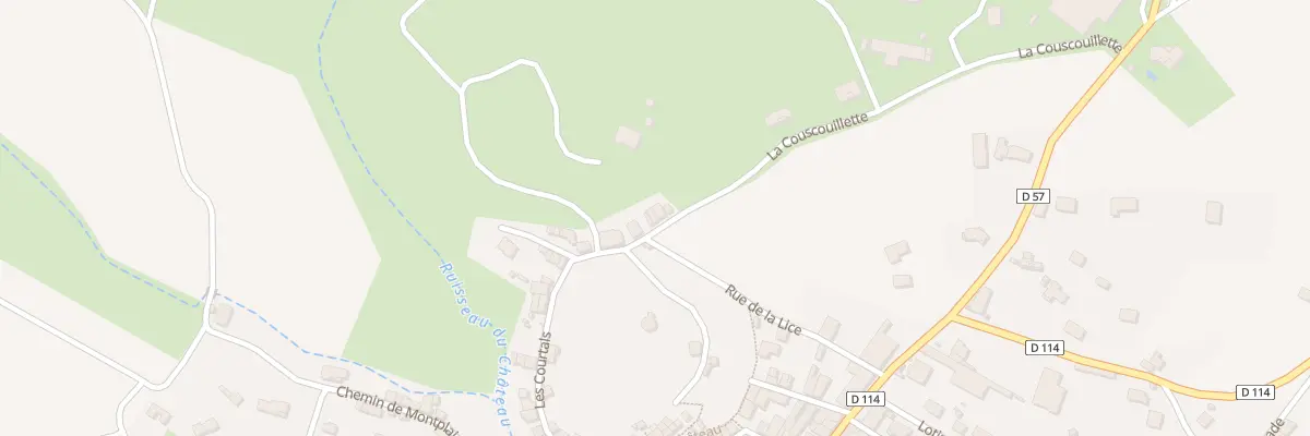 Plan du 1 La Couscouillette à Val-de-Dagne