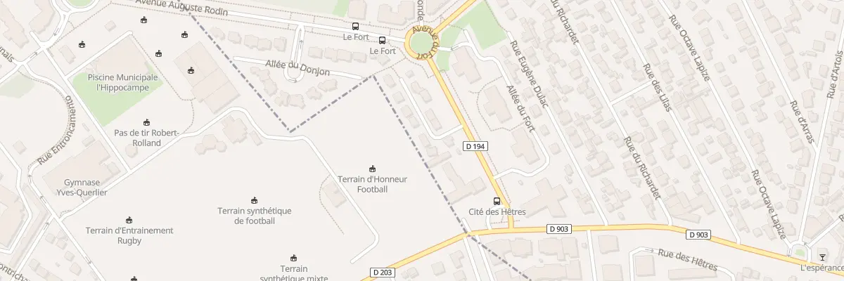 Plan du 5 All des Douves à Noisy-le-Grand