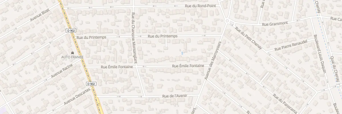 Plan du 18 Rue Emile Fontaine à Gagny