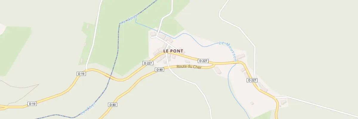 Plan du 5048 Le Pont à Château-sur-Cher
