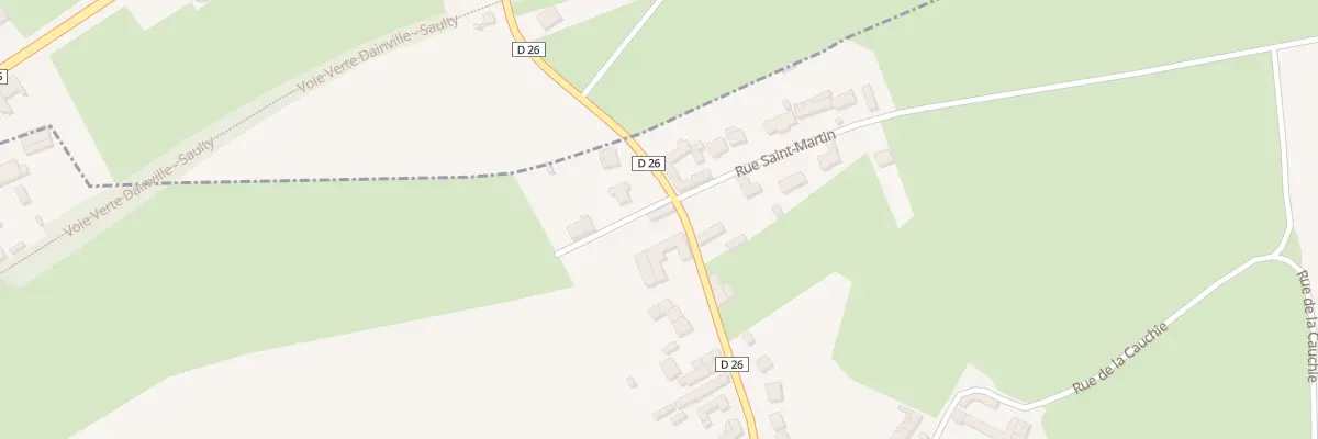 Plan du 1 Rue St Etton à La Herlière