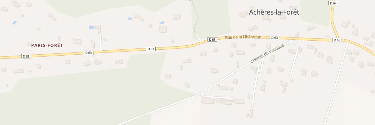 Plan du 53 Rue de la Libération à Achères-la-Forêt